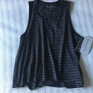 NWT! Athleta CHI Striped Muscle Tank